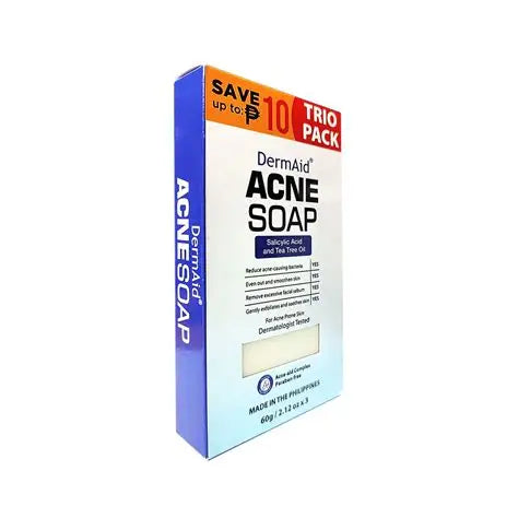 Dermaid Acne Soap 60gx3 Gentle for Sensitive Skin