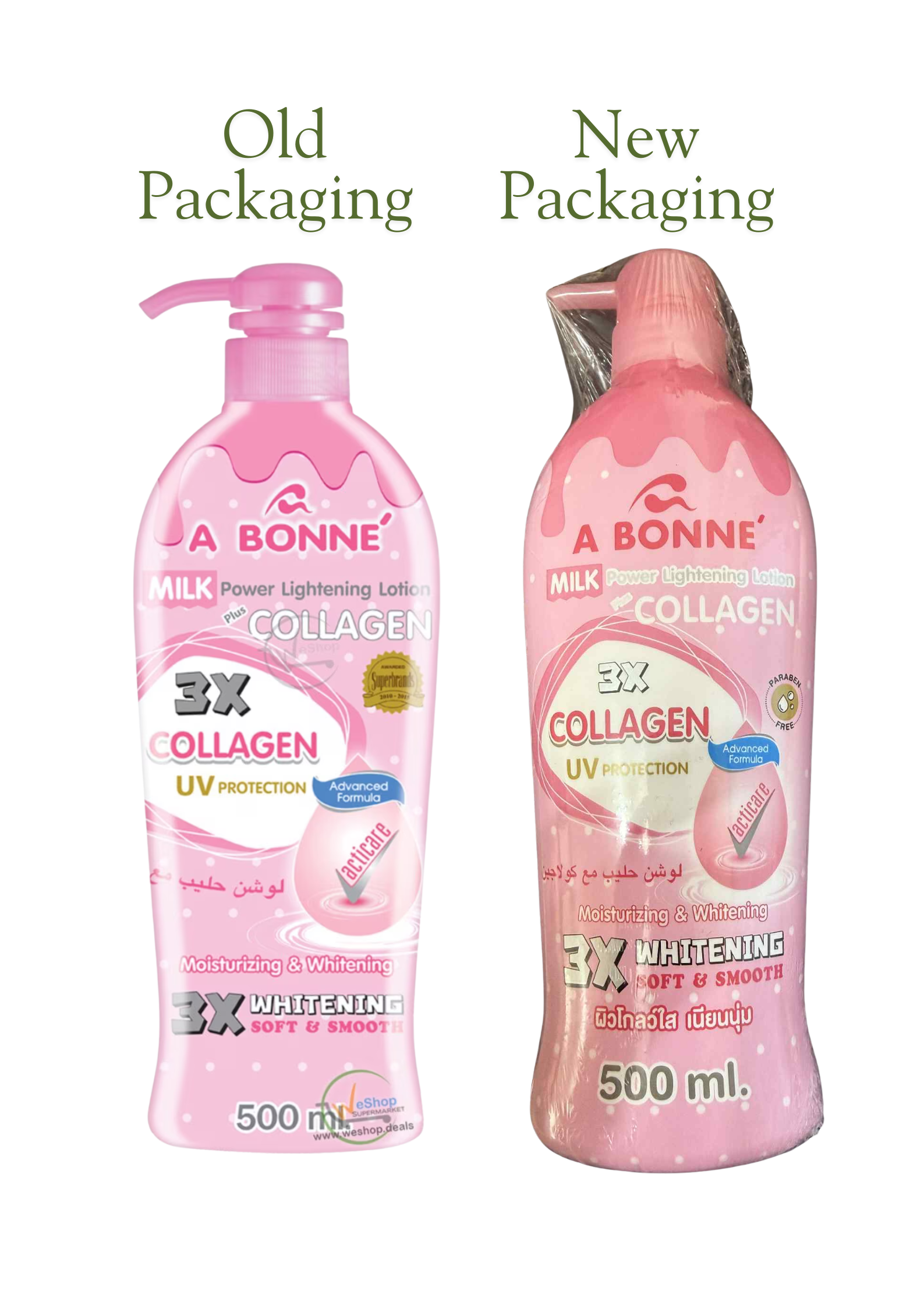 A Bonne Milk Body Lotion 500ml | Brightening Thai Body Lotion