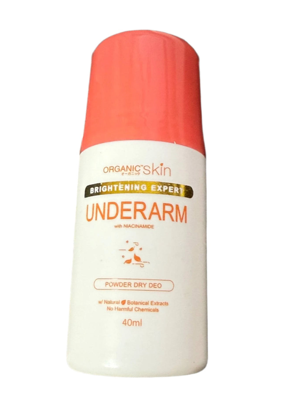 Organic Skin Underarm Power Dry Deo 40ml- skin whitening with glutathione and niacinamide Debsline.co