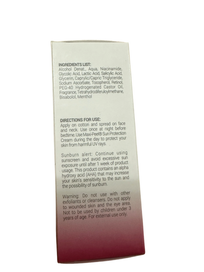 Maxi-Peel Exfoliant Solution from Zero to Number 3 60ml - Debsline.co
