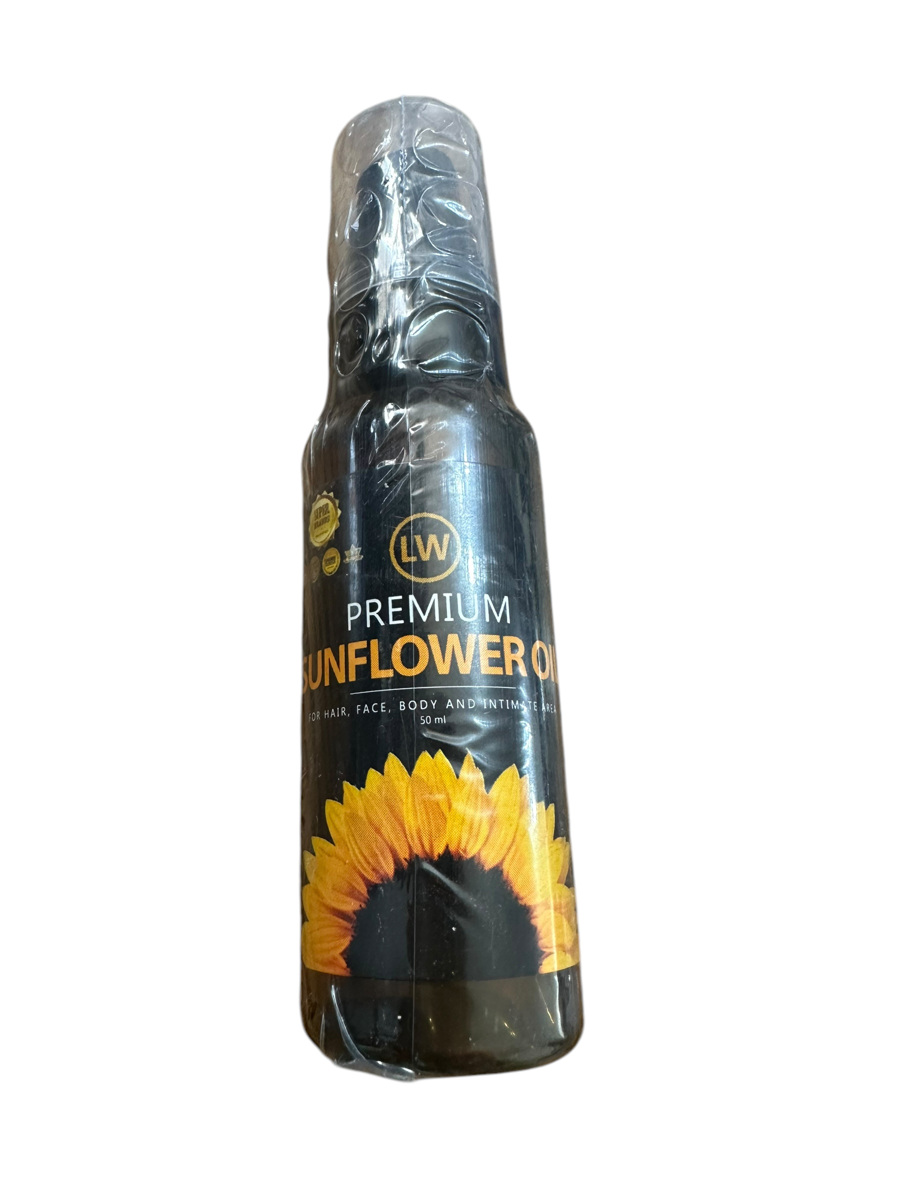 LW Premium Sunflower Oil for Hair Body and Intimate Area 50ml debsline.co