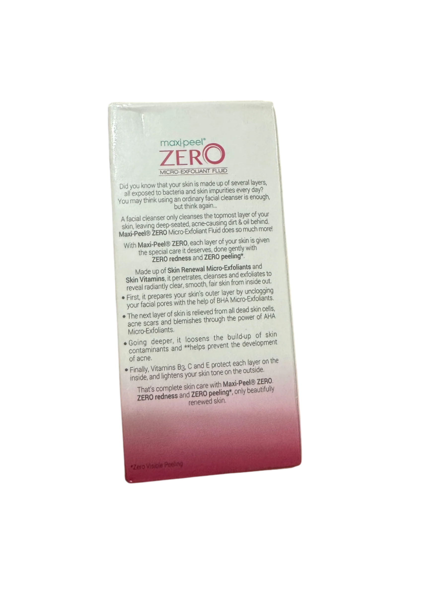 Maxi-Peel Exfoliant Solution from Zero to Number 3 60ml - Debsline.co