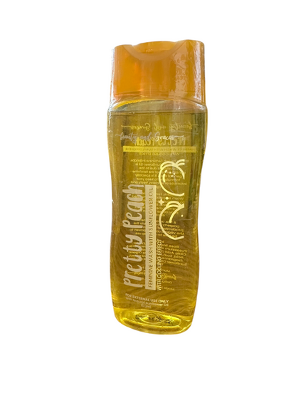 Pretty Peach Feminine Wash 150ml with Sunflower Oil with Cooling Effects Brightening Hydrating Organic