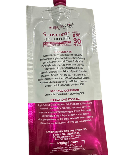 BRILLIANT SKIN ESSENTIALS Sunscreen with 3 Variants gel-cream spf30 debsline.co