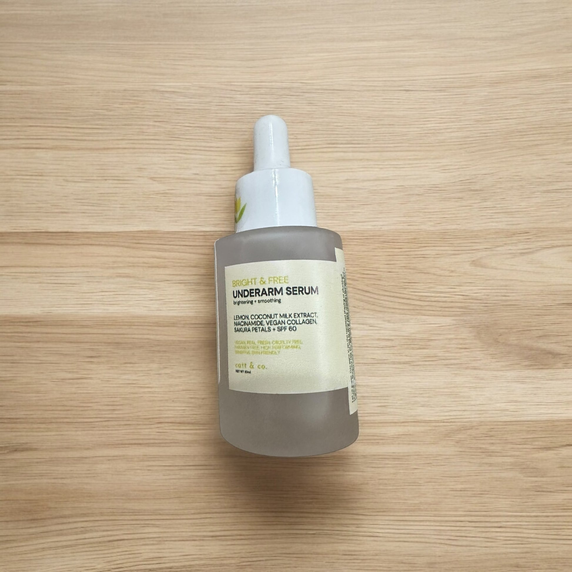 Catt & Co Body Serum - Brightening and Smoothing SPF 60 - 30ml For underarm debsline.co