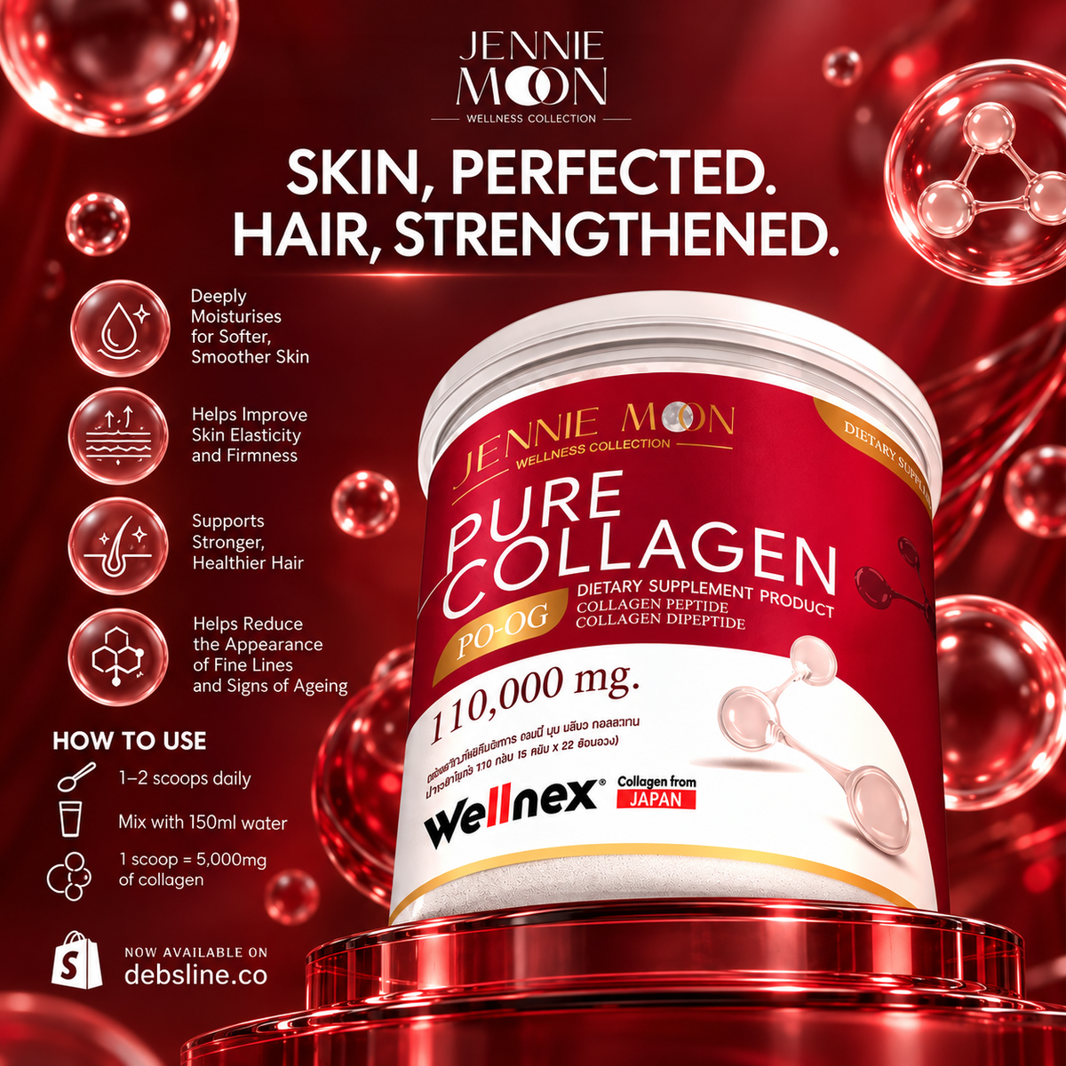 Jennie Moon × CARE Pure Fish Collagen Powder – 110g