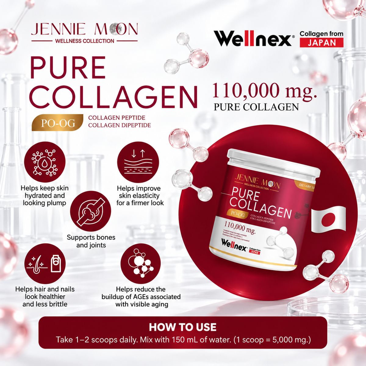 Jennie Moon × CARE Pure Fish Collagen Powder – 110g