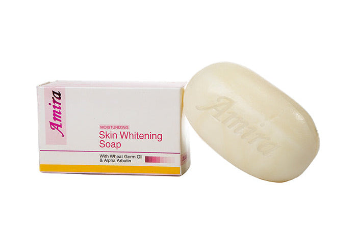 Amrita Skin Whitening Soap with packaging on a white background