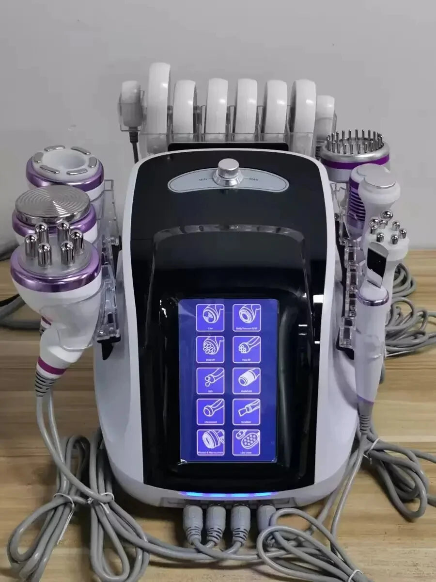 Professional 10-in-1 Ultrasonic Cavitation & RF Beauty Machine