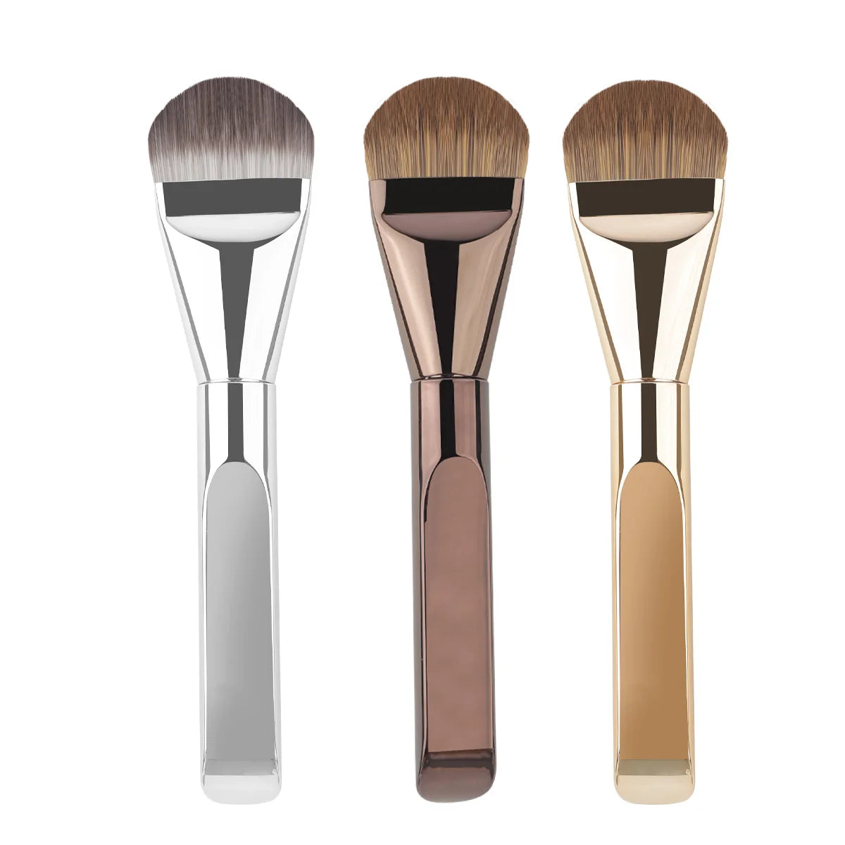 1PCS Ultra Thin Foundation Brush Synthetic Bristles Precision Application for Liquid Cream Streak-free All Skin Types Tools