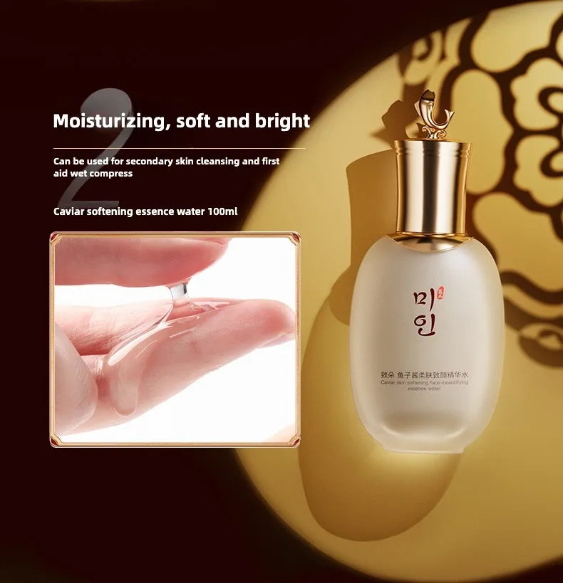 Caviar Moisturizing Anti-Wrinkle Skincare Set - Firming, Lifting Hydrating Face Kit for All Skin Types Beauty care product moisturising soft and bright