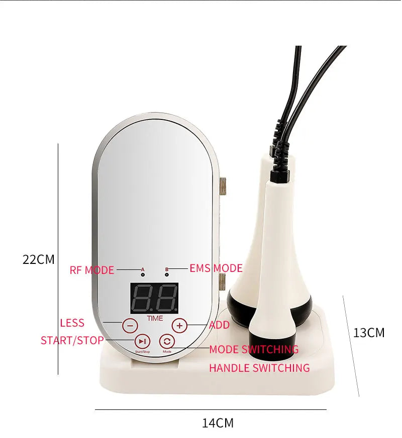 BEEMYI Professional EMS Facial Body RF Machine Skin Tightening Face Lifting Anti-Aging Home Beauty Device for Skin Care