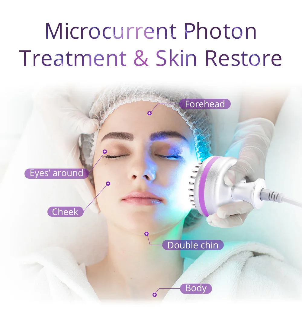 Professional 10-in-1 Ultrasonic Cavitation & RF Beauty Machine