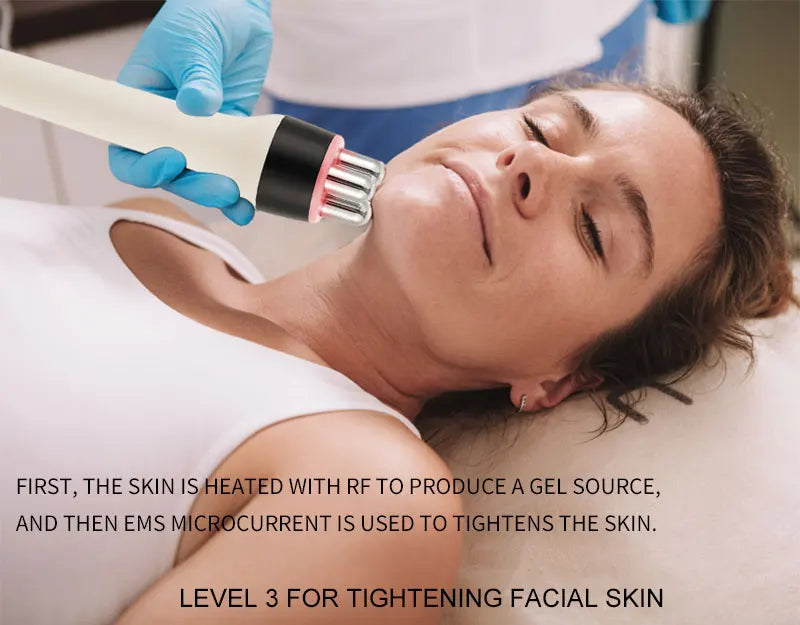 BEEMYI Professional EMS Facial Body RF Machine Skin Tightening Face Lifting Anti-Aging Home Beauty Device for Skin Care