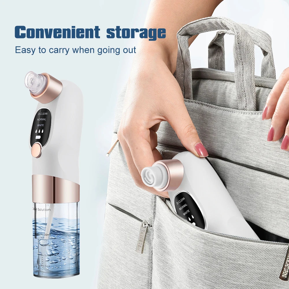 Facial Blackhead Removal Vacuum Face Cleaner Electric Hydra Dermabrasion Hydro Skin Deep Clean Care Anti Aging Beauty Machine