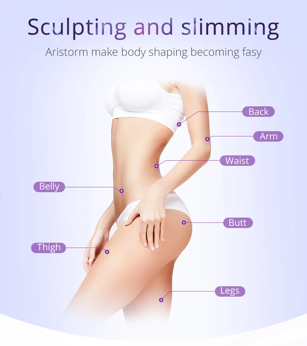 Professional 10-in-1 Ultrasonic Cavitation & RF Beauty Machine