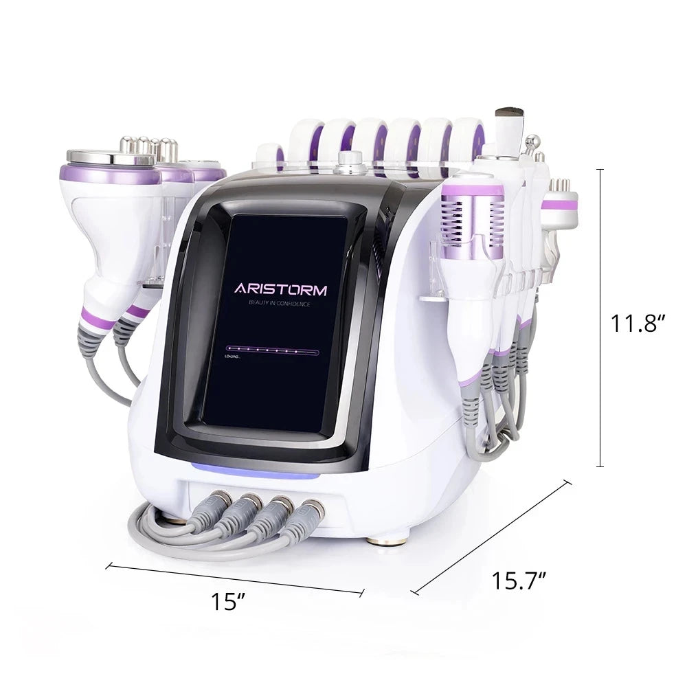 Professional 10-in-1 Ultrasonic Cavitation & RF Beauty Machine