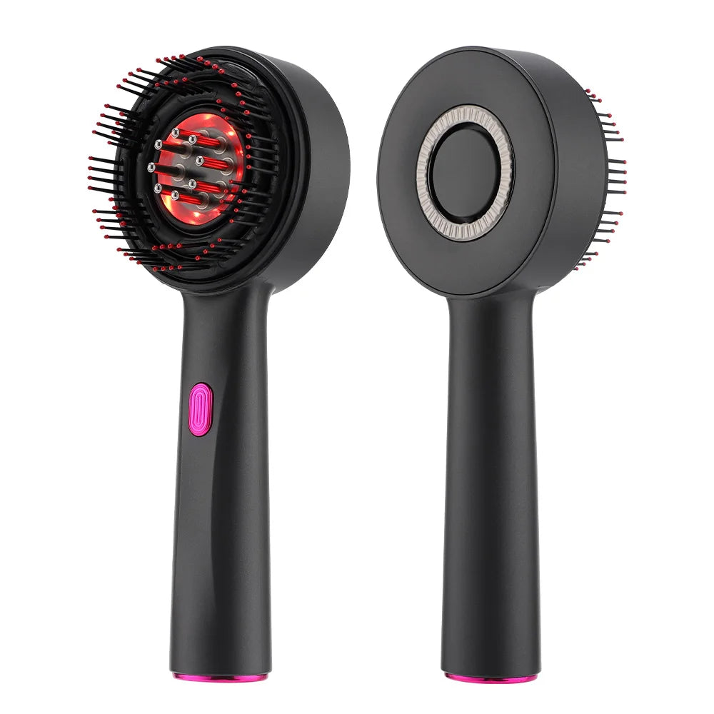Electric Hair Growth Comb Red Light Scalp Massage Brush Hair Oil Applicator for Hair Care And Massage