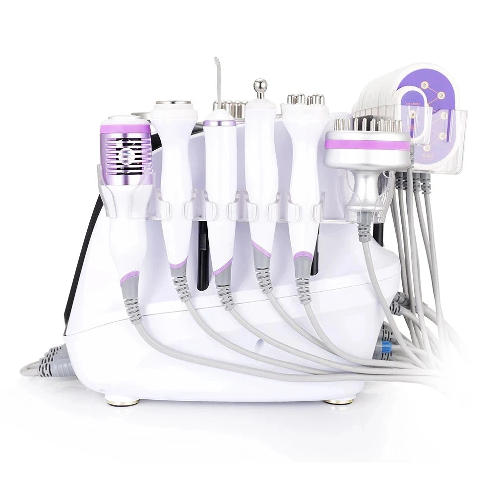 Professional 10-in-1 Ultrasonic Cavitation & RF Beauty Machine