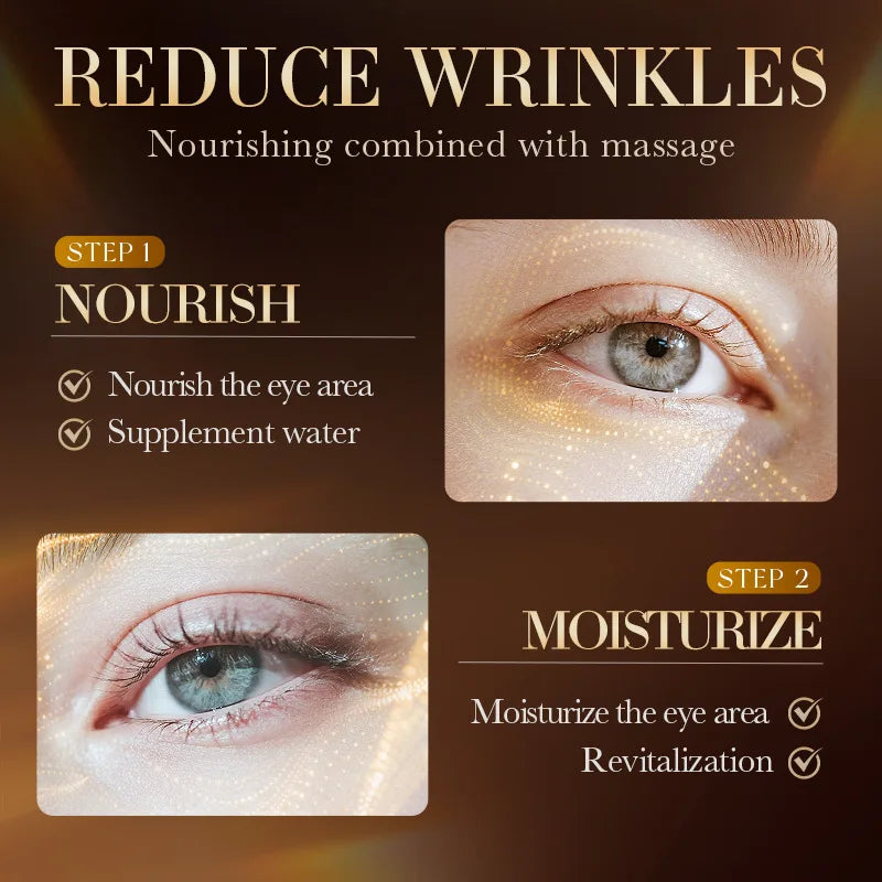 Snake Venom Eye Cream with Roller Ball – Anti-Wrinkle & Caffeine Eye Serum