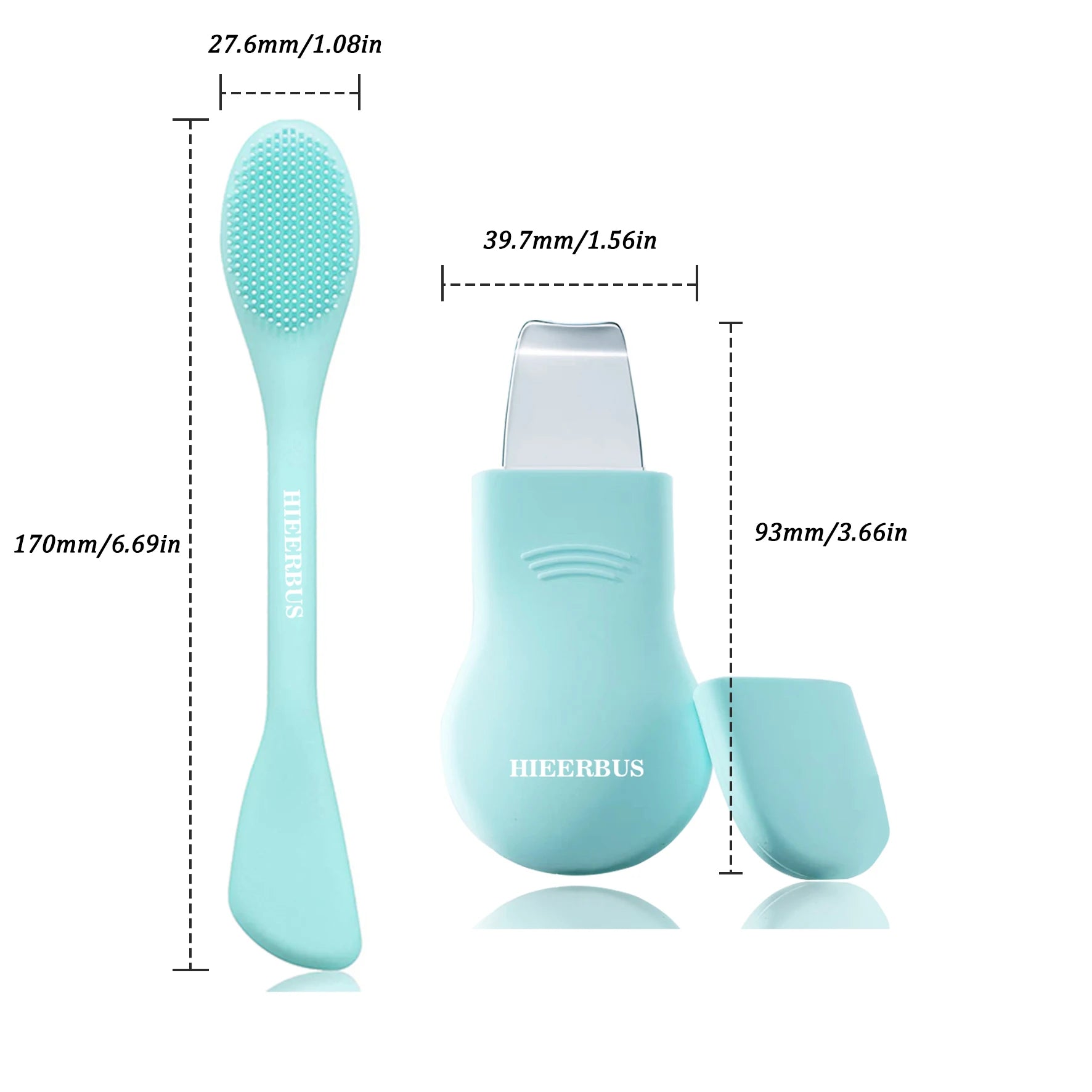 Blackhead Remover Tool,Silicone Face Scrubber, 2 in 1 Nose Pore Brush Scraper for Deep Cleansing,Face Skin Spatula, Nose Black H