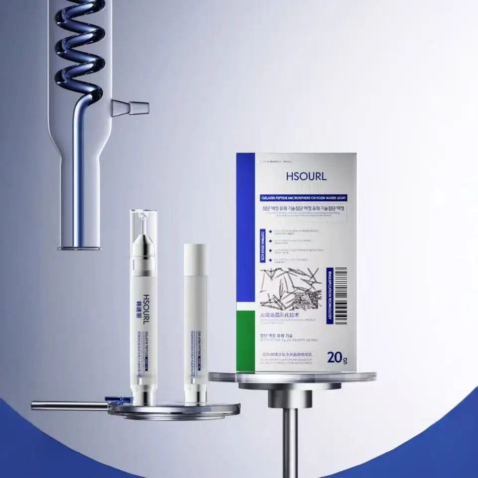 Medical or scientific equipment with a container labeled 'HSOURL' on a gray background