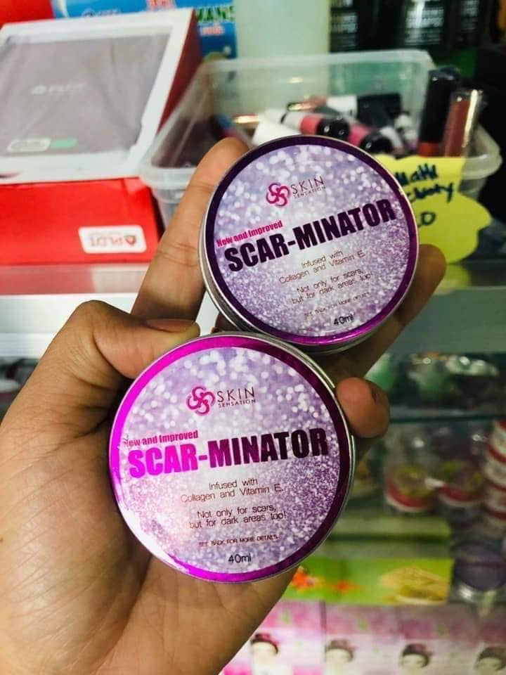 SCAR-MINATOR with Shea Butter Extract, Collagen & Vitamin E, 40ml. Heals Scars, Stretch Marks - Debsline.co  -  