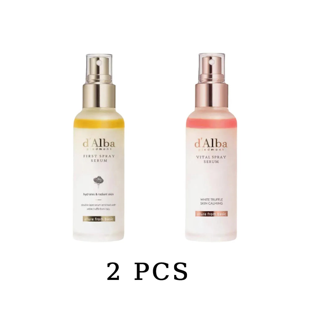 D'Alba Face Essence Hyaluronic Acid Nicotinamide Replenishment Moisturize Shrink Pore Brighten Skin Care Firming Facial serum