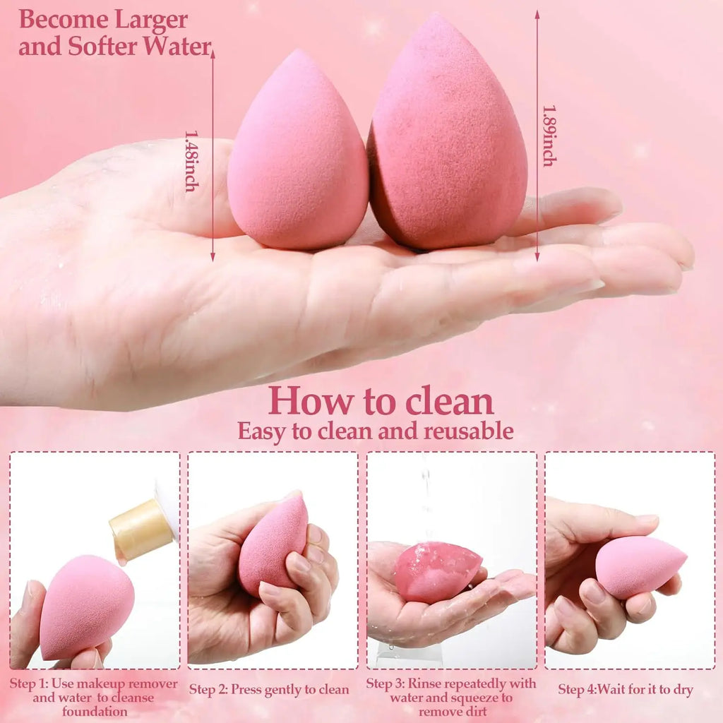 pink makeup sponge blender