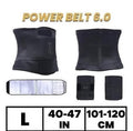 Sammy J body shaper belt for women, featuring compression corset design, shown in size 6.0, black belt with adjustable strap.
