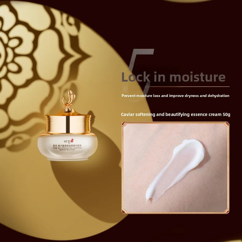 Caviar Moisturizing Anti-Wrinkle Skincare Set - Firming, Lifting Hydrating Face Kit for All Skin Types Beauty care product lock in moisture