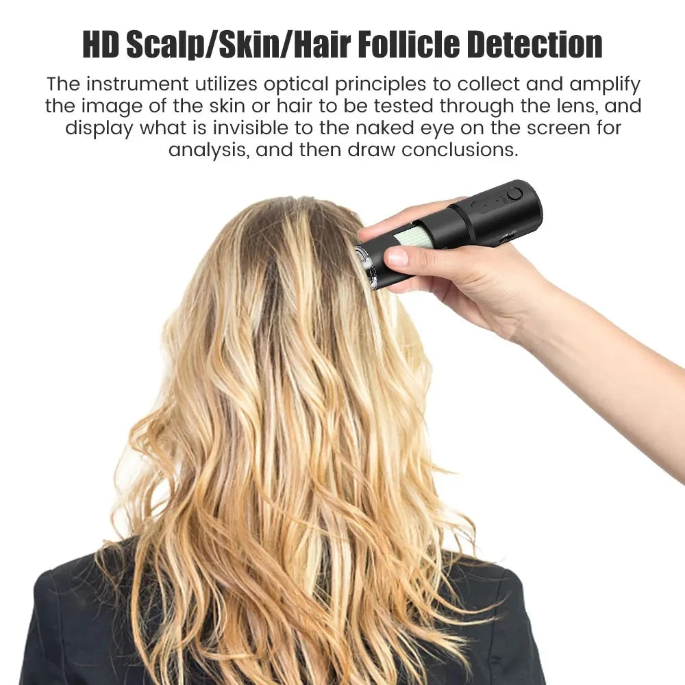 Hd 720p Health Beauty Care Hair Face Scalp Microscope Camera Wifi Wireless Skin Detector,Skin Inspection Microscope