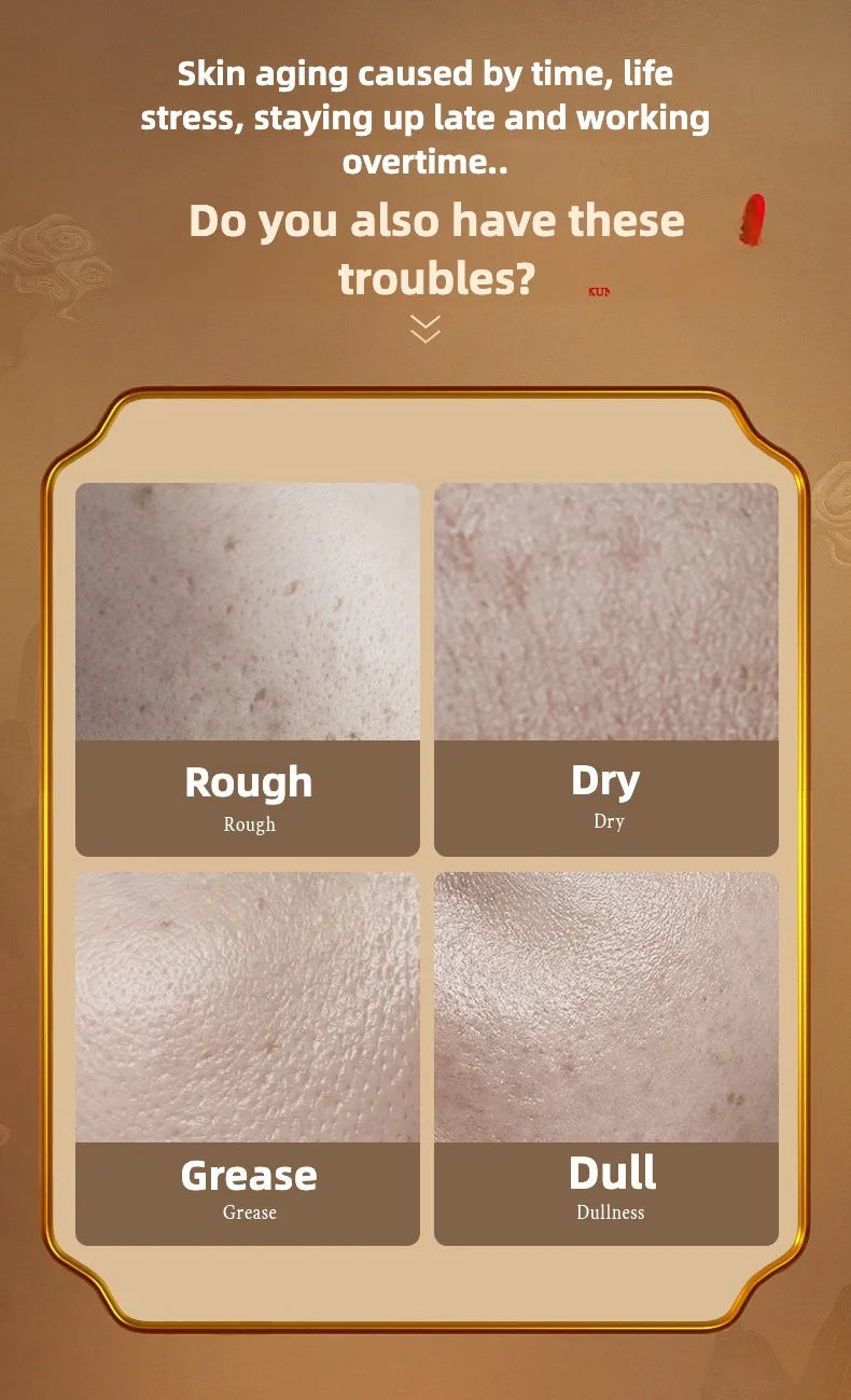 Caviar Moisturizing Anti-Wrinkle Skincare Set - Firming, Lifting Hydrating Face Kit for All Skin Types Beauty care product before and after 