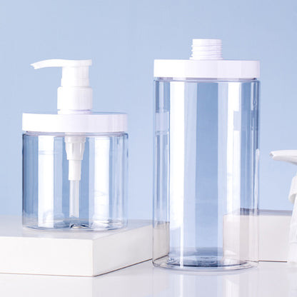 PET Lotion Pump Bottle Large Capacity Empty Shampoo Sub-bottling Plastic Pump Head Shower Cosmetic Container Travel Accessories-Debsline.co
