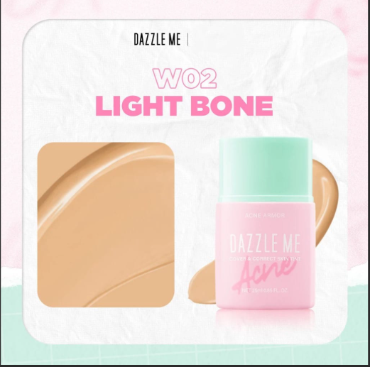 ACNE ARMOR DAZZLE ME COVER & CORRECT SKIN TINT 25ml SPF35 PA++