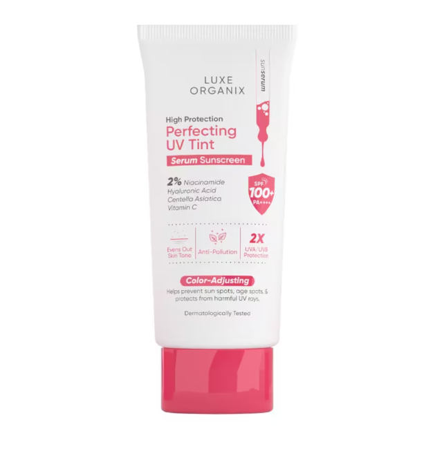 Luxe Organix High Protection Perfecting UV Tint Serum Sunscreen SPF100+ PA++++