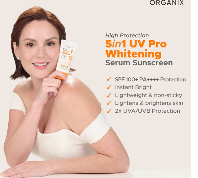 Luxe Organix High Protection 5-in-1 UV Pro Serum Sunscreen SPF100+ Orange