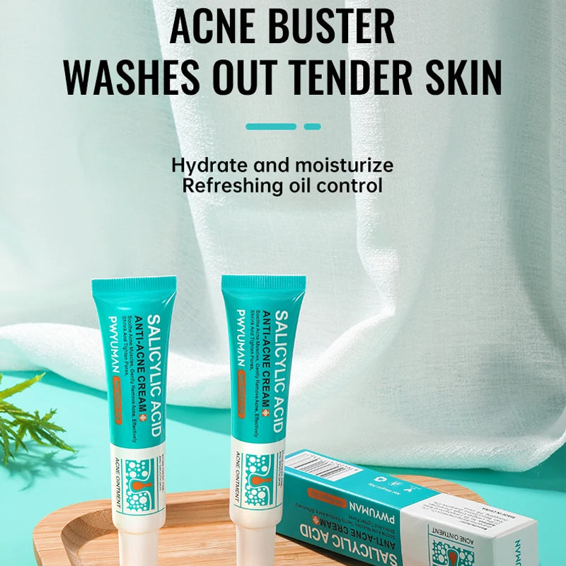 Salicylic Acid Acne Treatment Cream – Pore Refining & Scar Repair Moisturizer