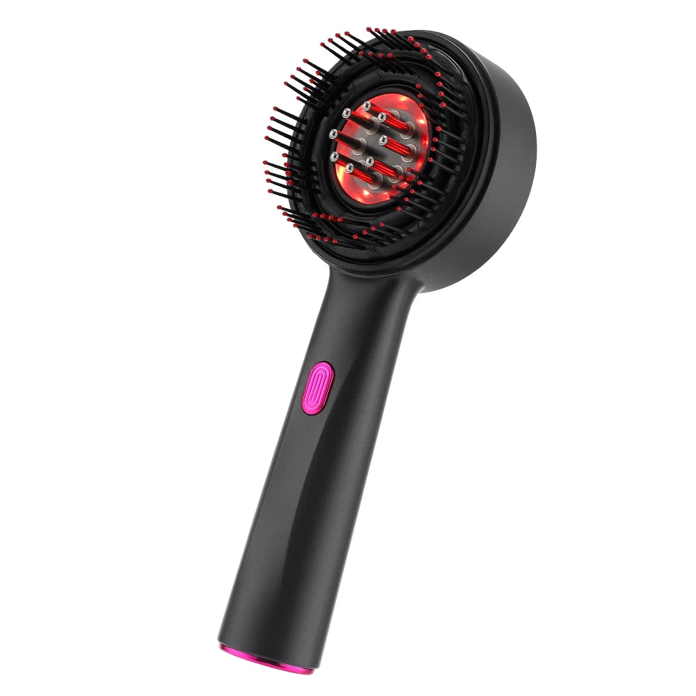 Electric Hair Growth Comb Red Light Scalp Massage Brush Hair Oil Applicator for Hair Care And Massage