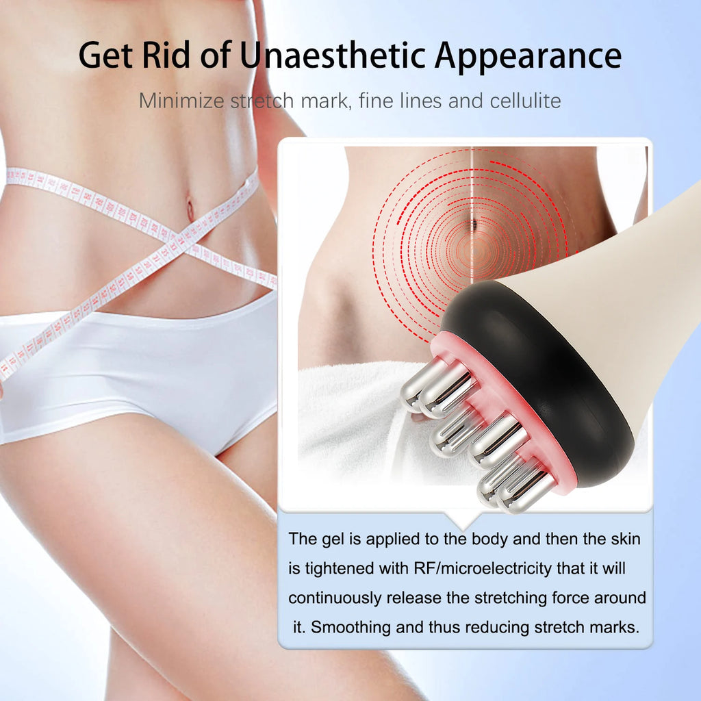 BEEMYI Professional EMS Facial Body RF Machine Skin Tightening Face Lifting Anti-Aging Home Beauty Device for Skin Care