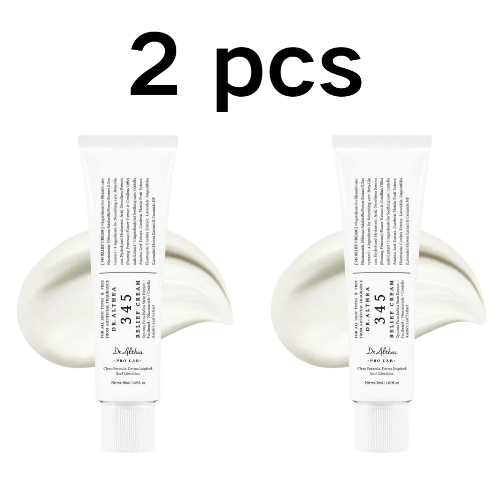 345 Relief Cream Korean Dr. Althea Antioxidant Relief Cream  Soothing Hydrating Repair Clean Acne For Oily Skin Care