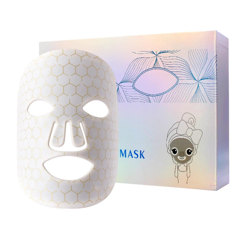 7-Color LED Facial Mask - Light Therapy Skincare Device | Rejuvenation & Firming