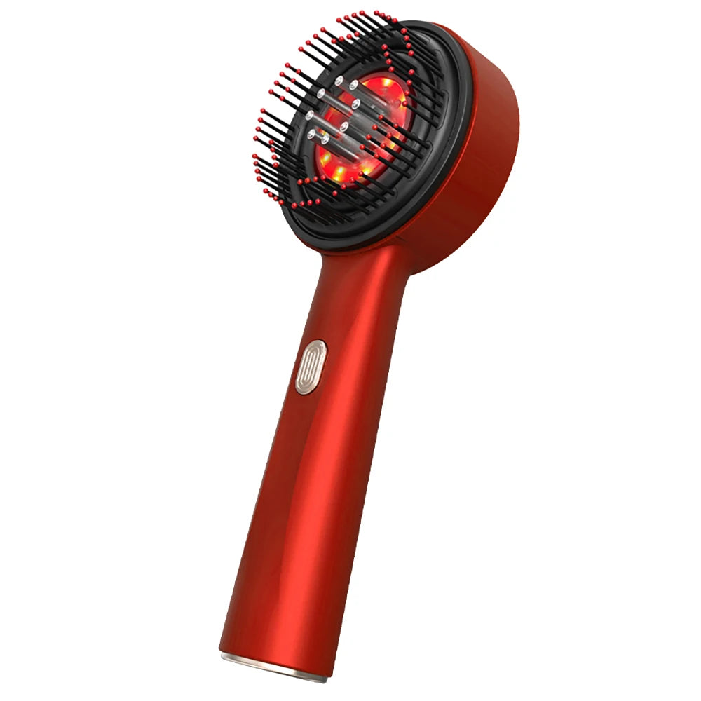 Electric Hair Growth Comb Red Light Scalp Massage Brush Hair Oil Applicator for Hair Care And Massage