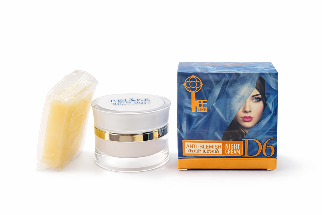 BE-LIKE Night Cream D6 | Niacinamide, Alpha-Arbutin & Hyaluronic Acid | 15g