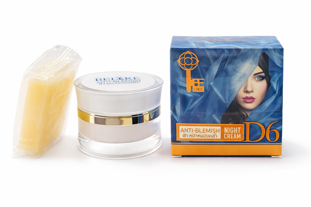 BE-LIKE Night Cream D6 | Niacinamide, Alpha-Arbutin & Hyaluronic Acid | 15g