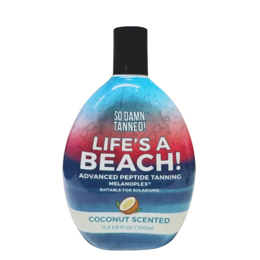 So Damn Tanned! Life is a Beach Melanoplex® Sunbed Tanning Lotion-0