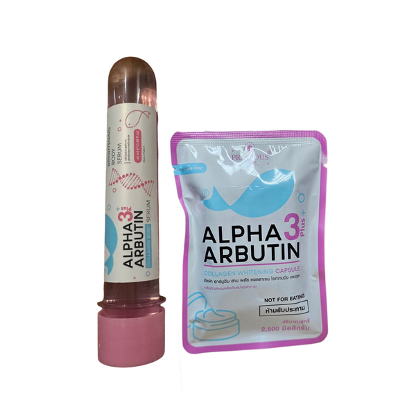 Precious Skin ALPHA ARBUTIN Whitening Plus Powder or Serum