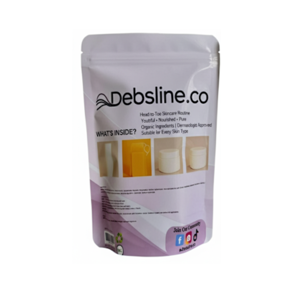 Debsline.co product packaging on a white background