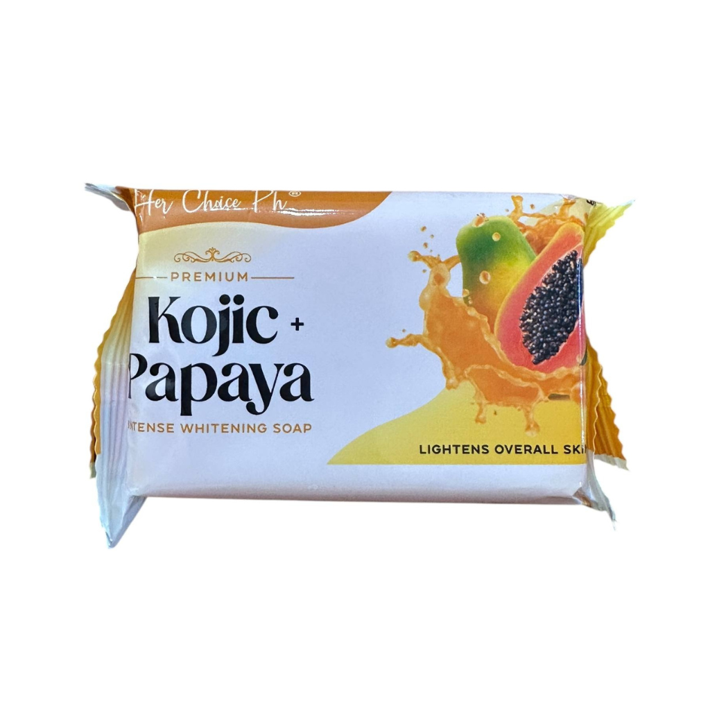 Her Choice PH Intensive Bleaching Bar Soap 120g or Kojic Papaya 120g