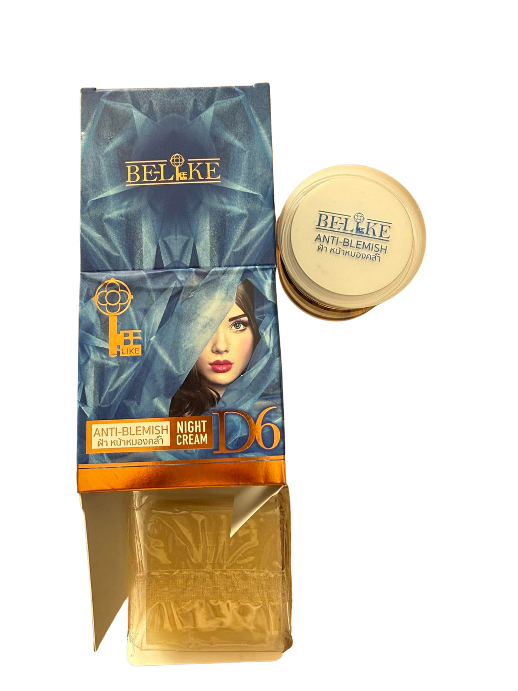 BE-LIKE Night Cream D6 | Niacinamide, Alpha-Arbutin & Hyaluronic Acid | 15g